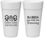 Personalized Baby Shower 24 oz Foam Cups - Twins Baby Monkeys | 90068