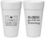 Personalized Baby Shower 24 oz Foam Cups - Twins Baby Hippos | 90069