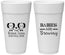 Personalized Baby Shower 24 oz Foam Cups - Twins Baby Elephant | 90071