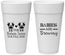 Personalized Baby Shower 24 oz Foam Cups - Twins Baby Cows | 90072