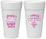 Personalized Baby Shower 24 oz Foam Cups - April Showers May Babies | 90099