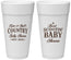 Personalized Baby Shower 24 oz Foam Cups - Boot Scootin | 90100