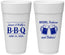 Personalized Baby Shower 24 oz Foam Cups - Beers Bbq Babies | 90111