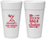 Personalized Baby Shower 24 oz Foam Cups - Beers Bbq Babies | 90113