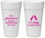 Personalized Baby Shower 24 oz Foam Cups - Baby Is Brewing | 90116