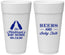 Personalized Baby Shower 24 oz Foam Cups - Beers And Baby Talk | 90117