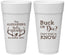 Personalized Baby Shower 24 oz Foam Cups - Gender Reveal Buck Or Doe | 90131