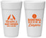Personalized Baby Shower 24 oz Foam Cups - Basketball Beer Diapers | 90133