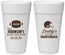 Personalized Baby Shower 24 oz Foam Cups - Football Little Quarterback | 90138