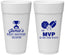 Personalized Baby Shower 24 oz Foam Cups - Sports Mvp | 90141