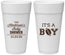 Personalized Baby Shower 24 oz Foam Cups - Football | 90142