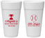 Personalized Baby Shower 24 oz Foam Cups - Baseball Little Slugger | 90145