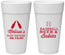 Personalized Baby Shower 24 oz Foam Cups - Baseball Beer Diapers | 90149