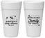 Personalized Baby Shower 24 oz Foam Cups - Bee Family | 90155