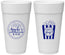 Personalized Baby Shower 24 oz Foam Cups - Shes Going To Pop | 90159