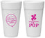 Personalized Baby Shower 24 oz Foam Cups - Shes Going To Pop | 90160