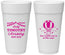 Personalized Baby Shower 24 oz Foam Cups - Hot Air Balloon | 90162