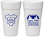 Personalized Baby Shower 24 oz Foam Cups - Popping Bottles | 90169