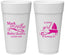 Personalized Baby Shower 24 oz Foam Cups - Sailboat | 90178