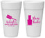 Personalized Baby Shower 24 oz Foam Cups - Mani Thanks | 90184