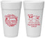 Personalized Baby Shower 24 oz Foam Cups - Christmas Gender Reveal | 90193