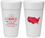 Personalized Baby Shower 24 oz Foam Cups - Red White Blue | 90197