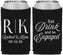 Custom Engagement Neoprene Can Coolers - Eat Drink Be Engaged | 10000