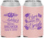 Custom Bridal Shower Neoprene Can Coolers - Here Comes The Bride | 100000