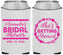 Custom Bridal Shower Neoprene Can Coolers - She's Getting Married | 100003
