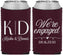 Custom Engagement Neoprene Can Coolers - We Are Engaged | 10001