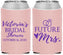 Custom Bridal Shower Neoprene Can Coolers - Future Mrs | 100012