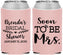 Custom Bridal Shower Neoprene Can Coolers - Soon To Be Mrs | 100013