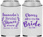 Custom Bridal Shower Neoprene Can Coolers - Cheers To The Bride | 100014