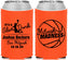 Custom Bar Mitzvah Neoprene Can Coolers - 13th Birthday Basketball | 110000