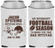 Custom Bar Mitzvah Neoprene Can Coolers - 13th Birthday Football | 110003