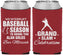 Custom Bar Mitzvah Neoprene Can Coolers - 13th Birthday Baseball | 110004