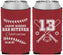 Custom Bar Mitzvah Neoprene Can Coolers - 13th Birthday Baseball | 110005