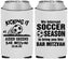Custom Bar Mitzvah Neoprene Can Coolers - 13th Birthday Soccer | 110009