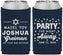 Custom Bar Mitzvah Neoprene Can Coolers - 13th Birthday Mazel Tov | 110019