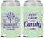 Custom Bat Mitzvah Neoprene Can Coolers - 12th Birthday Cupcake | 120001
