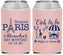 Custom Bat Mitzvah Neoprene Can Coolers - 12th Birthday Paris | 120004