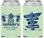 Custom Bat Mitzvah Neoprene Can Coolers - 12th Birthday Beach | 120005