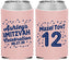 Custom Bat Mitzvah Neoprene Can Coolers - 12th Birthday Mazel Tov | 120007