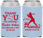 Custom Bat Mitzvah Neoprene Can Coolers - 12th Birthday Softball | 120011