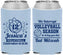Custom Bat Mitzvah Neoprene Can Coolers - 12th Birthday Volleyball | 120016