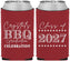Custom Graduation Neoprene Can Coolers - Class Of 2027 Bbq | 130005