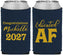 Custom Graduation Neoprene Can Coolers - Class Of 2027 Educated Af | 130018
