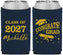 Custom Graduation Neoprene Can Coolers - Class Of 2027 Congrats | 130027