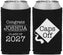 Custom Graduation Neoprene Can Coolers - Class Of 2027 Caps Off | 130045