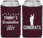 Custom Graduation Neoprene Can Coolers - Class Of 2027 Congrats | 130046